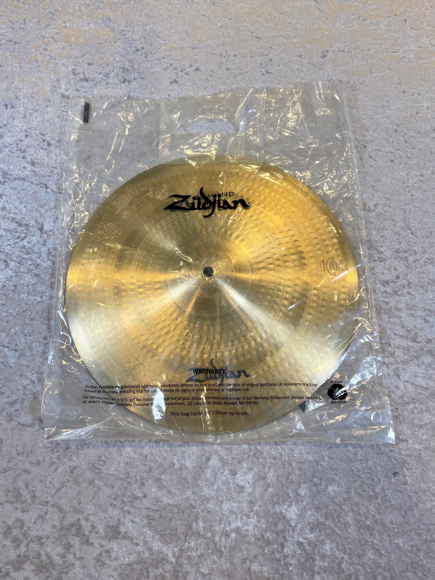14" Zildjian A A8007 Armand Hi-Hat Cymbal Pair 956g/1242g