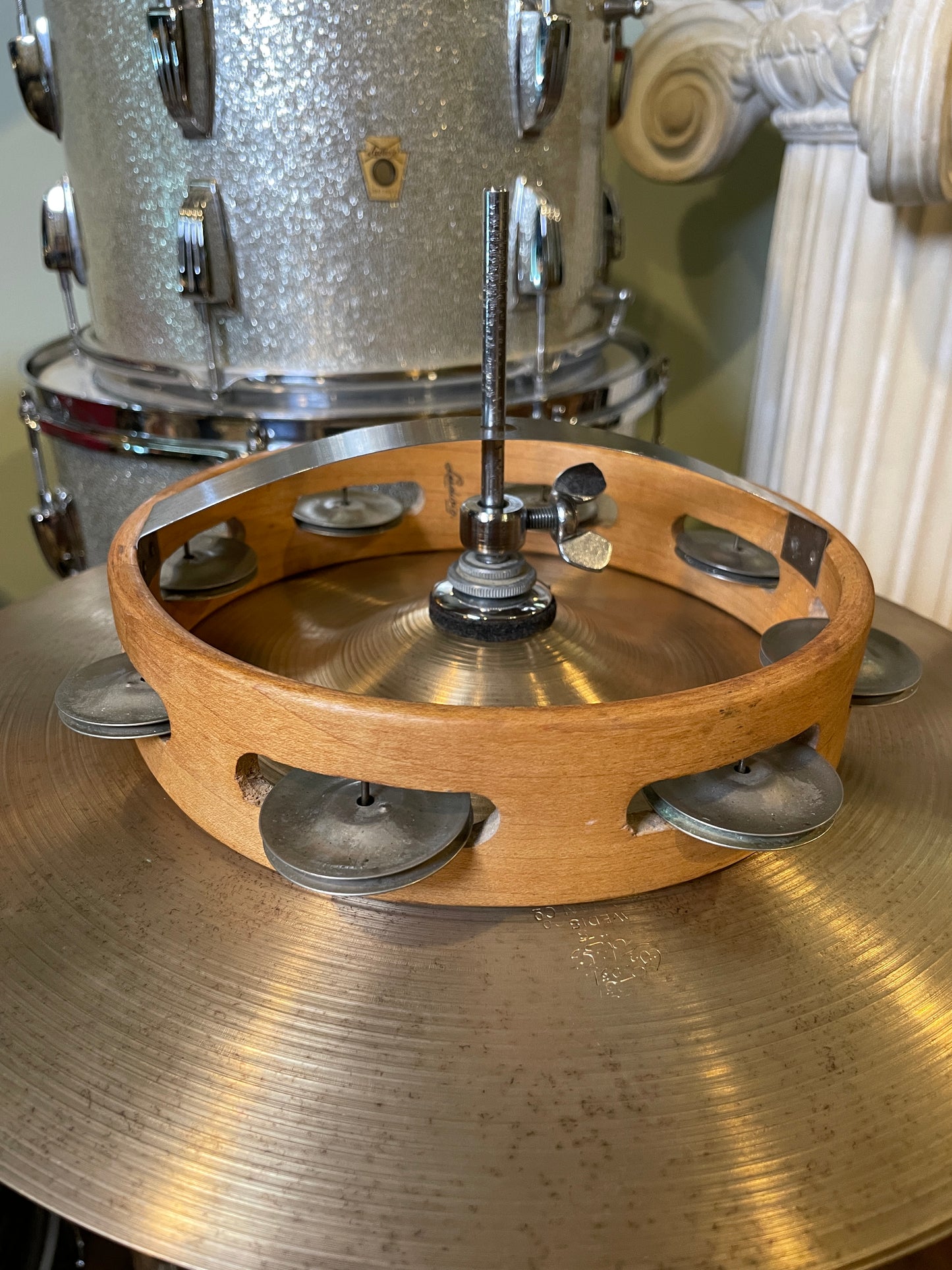 1960s Ludwig No. 88 Hi-Hat Sock Jingle Tambourine