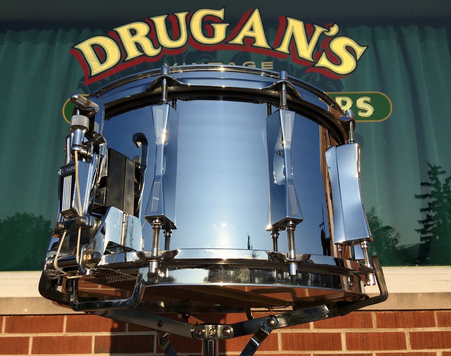 1980s Sonor 8x14 D508X Phonic Plus Ferro-Manganese Snare Drum