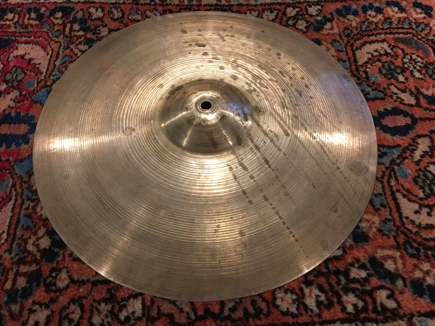 15" Zildjian A Trans Stamp Hi-Hat Single / Crash / Splash Cymbal 698g #643