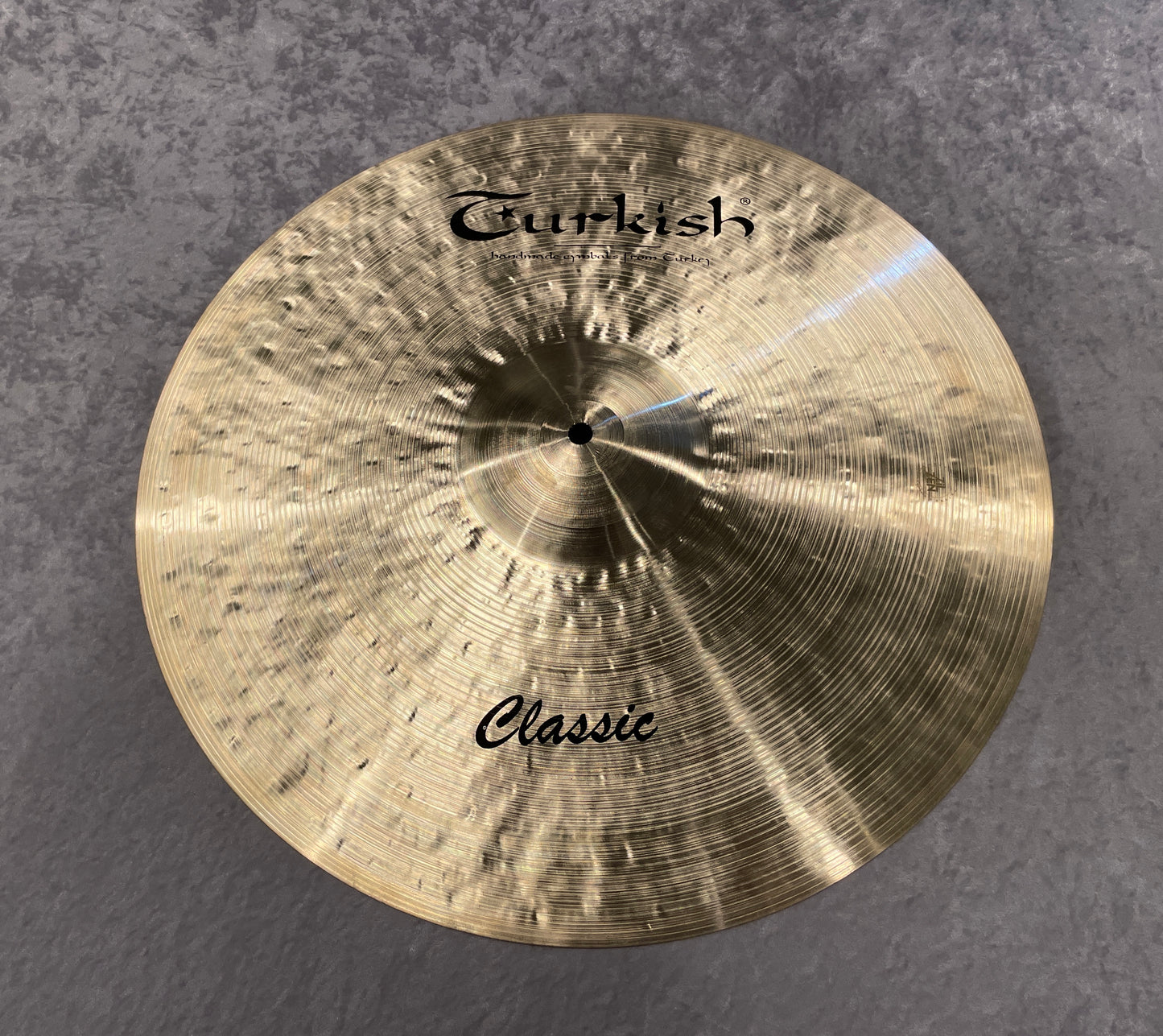 20" Turkish Cymbals Classic Series Crash Cymbal 1762g *Sound File*