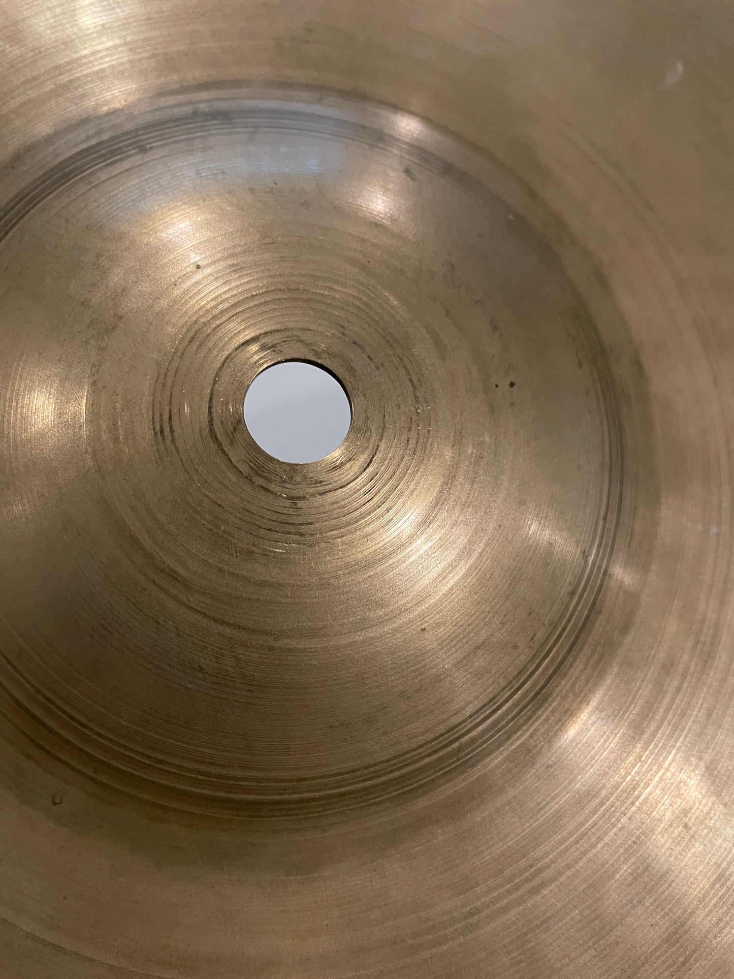 14" Zildjian A 1940s-50s Trans Stamp Hi-Hat Single / Small Ride Cymbal 1172g #718 *Video Demo*