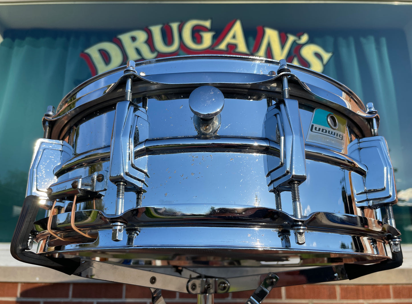 1970s Ludwig LM400 5x14 Supraphonic Snare Drum