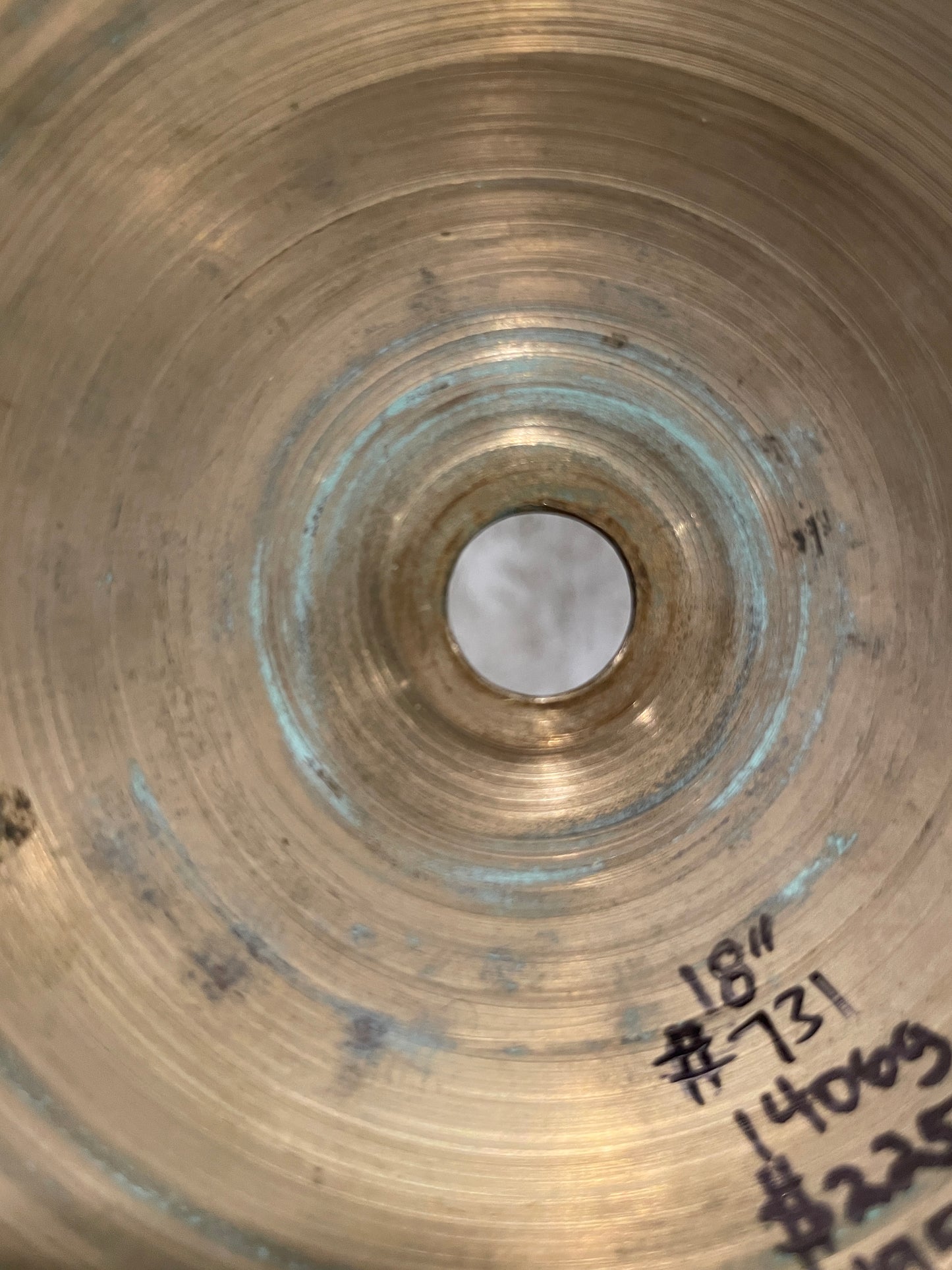 18" Zildjian A 1950s Medium Thin Ride Cymbal 1406g #731
