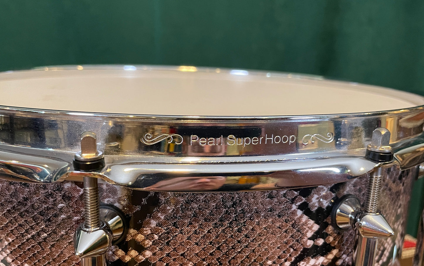 Pearl Vinnie Paul Signature Model 8x14 VP1480 Snare Drum Snakeskin