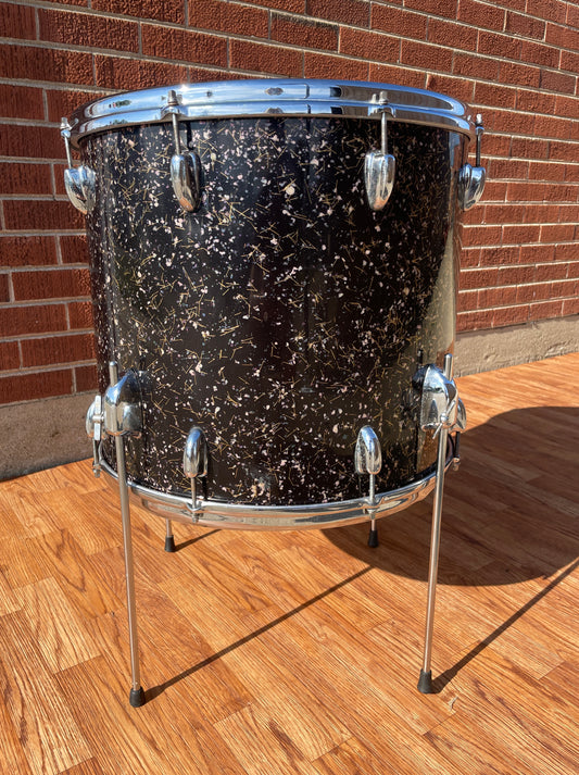 1958 Slingerland 16x18 Floor Tom Drum Capri Pearl