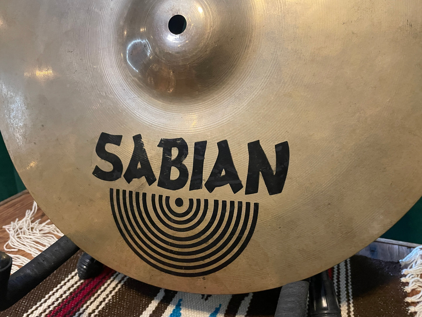 15" Sabian AAX Dark Crash Cymbal 890g