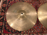 1960s Zildjian A New Beat Hi Hat Cymbals 872/1414g #592