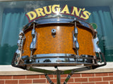 1960s Olympic Premier 5.5x14 Model No. 1002 De Luxe Snare Drum Sparkling Gold