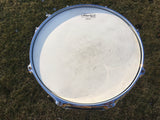 1980s Ludwig Black Galaxy 5x14 Blackrolite Acrolite Snare Drum