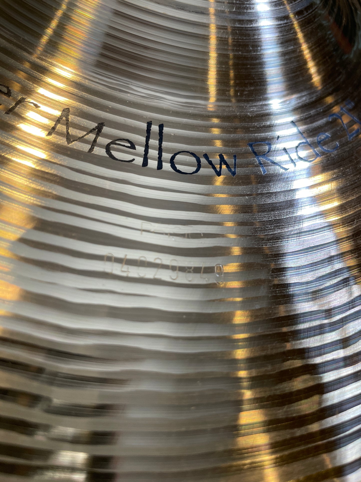 21" Paiste Silver Mellow Ride Cymbal 2558g