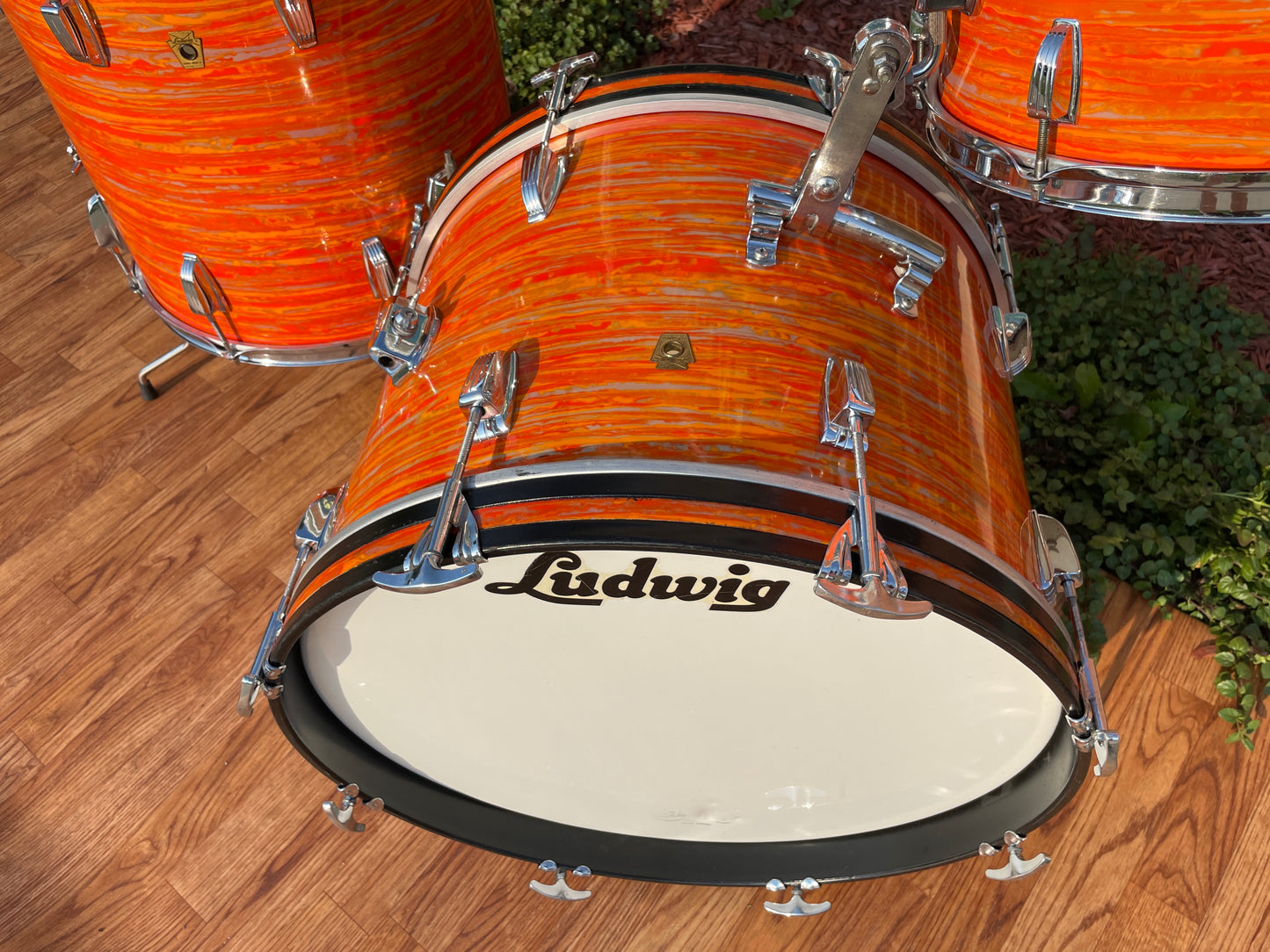 1967 Ludwig Mod Orange Drum Set 20/12/16
