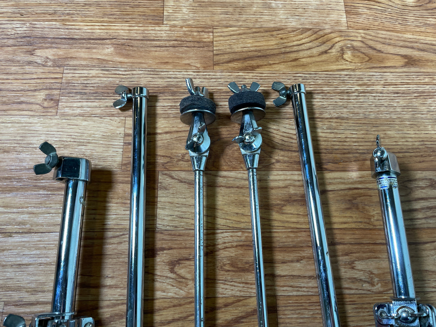 1960s Ludwig 1400 Flat Base Straight Cymbal Stand Pair (2 Pcs.)