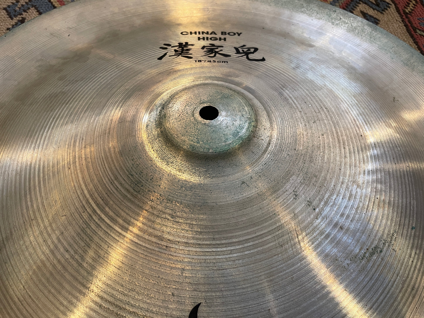 18" Zildjian A 1980s China Boy High Cymbal 1348g