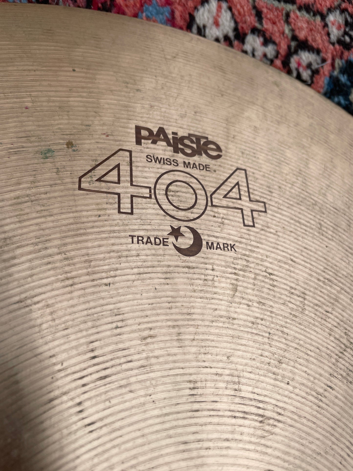 20" Paiste 404 Brown Label Medium Ride Cymbal 1842g