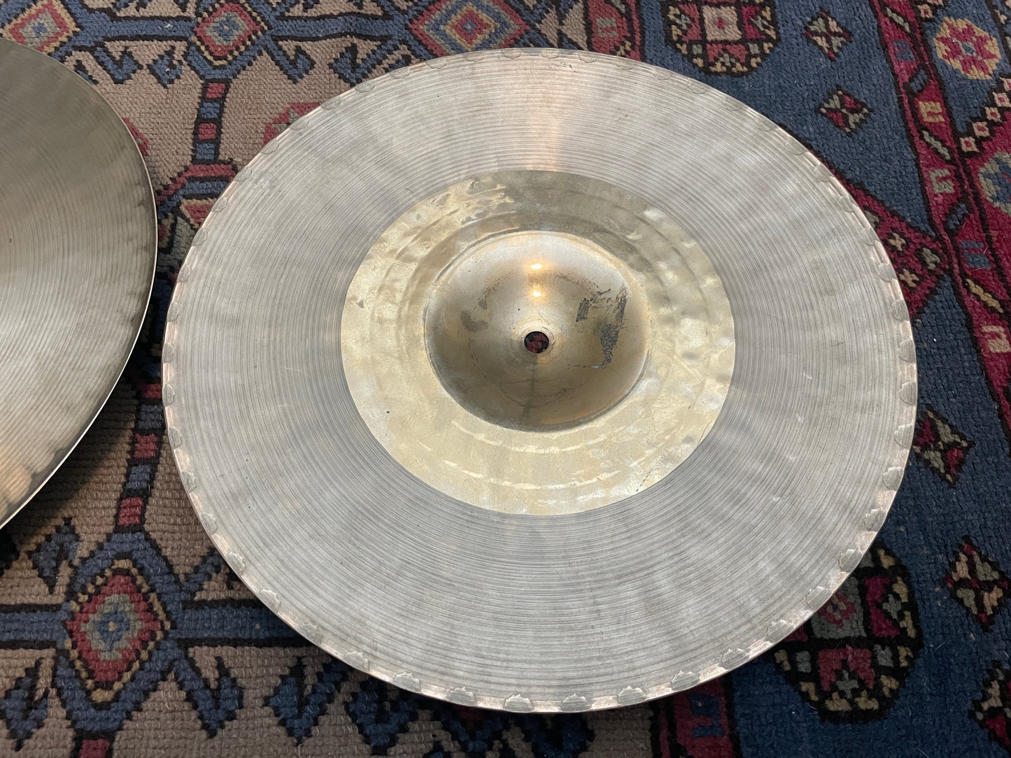 14-1/4" Zildjian K Custom Hybrid Hi-Hat Cymbal Pair 1114g/1340g