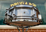 1960s Rogers 5x14 Powertone Snare Drum Chrome Over Brass Cleveland COB