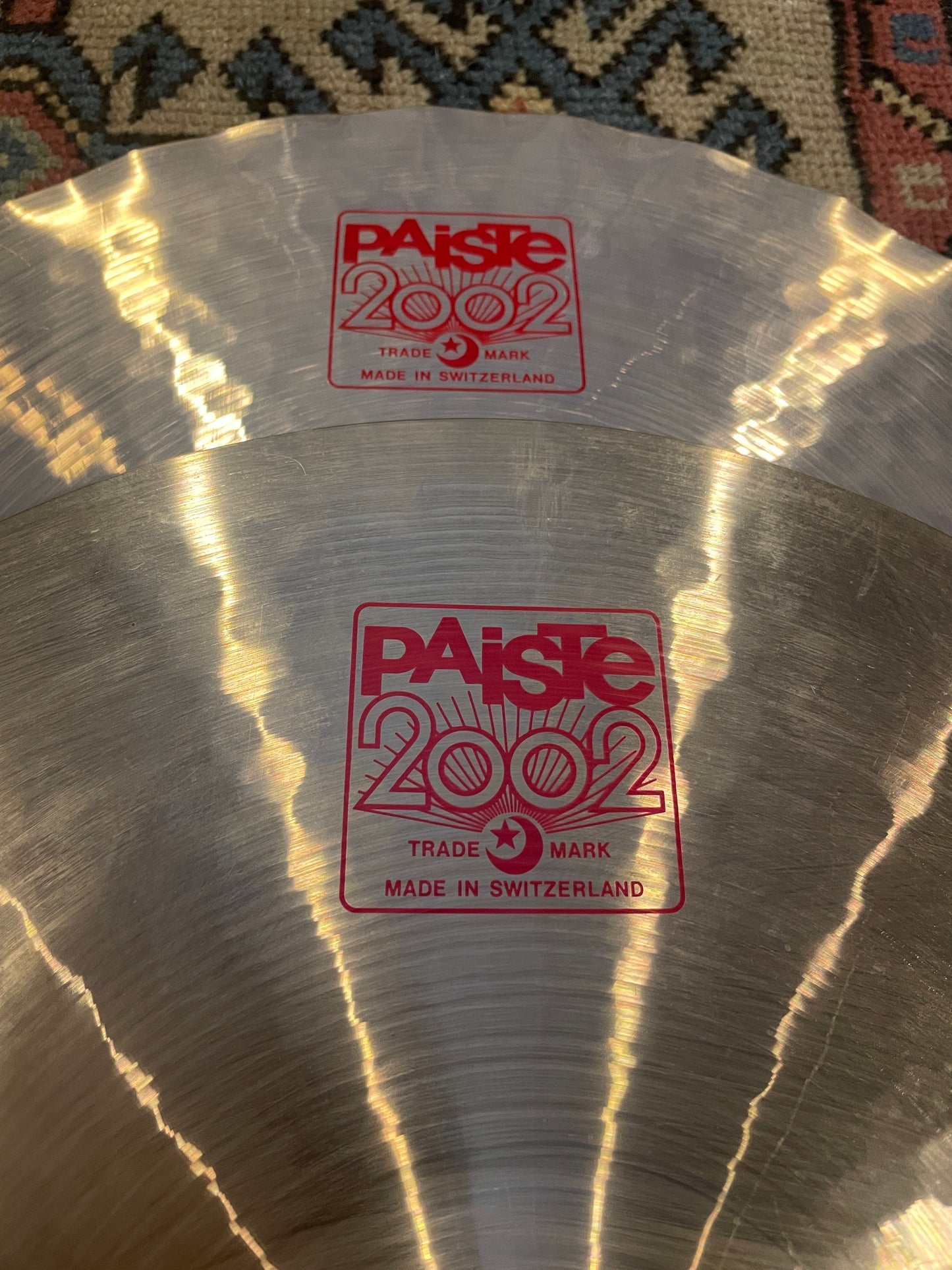 14" Paiste 2002 Sound Edge Hi-Hat Cymbal Pair 968g/1078g