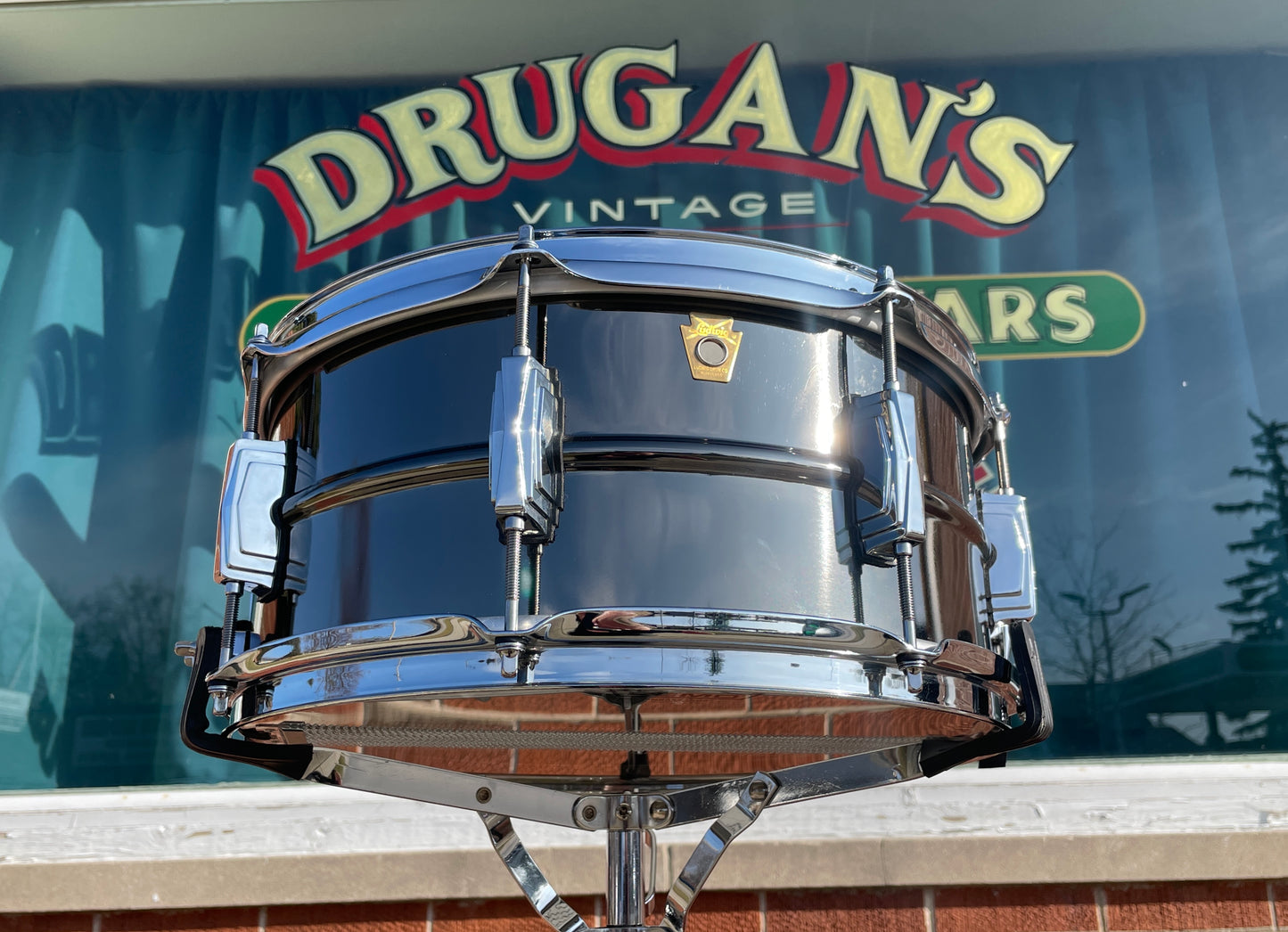 Ludwig 6.5x14 Black Beauty Snare Drum 8-Lug LB415