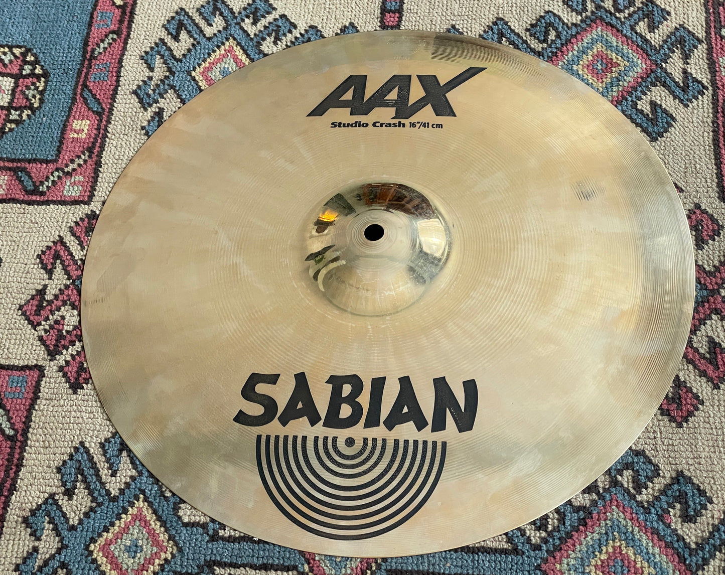 16" Sabian AAX Studio Crash Cymbal 1026g 21606XB