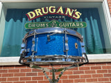 1966 Ludwig 5x14 Jazz Festival Snare Drum Blue Sparkle