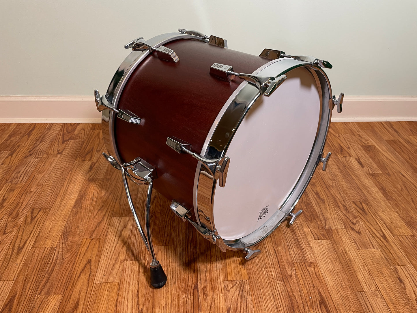 Vintage Sonor Phonic 18x14 Bass Drum Red Mahogany