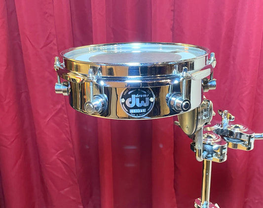 DW 10" Piccolo Tom Drum Chrome Drum Workshop 2.5x10