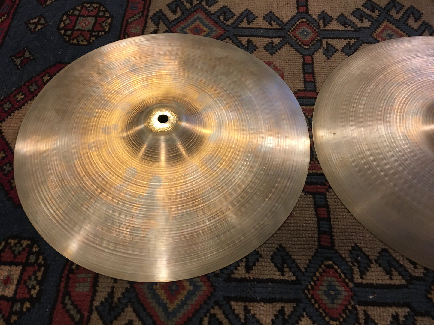 14" Zildjian A 1960s Hi-Hat Cymbal Pair 826g/866g #660