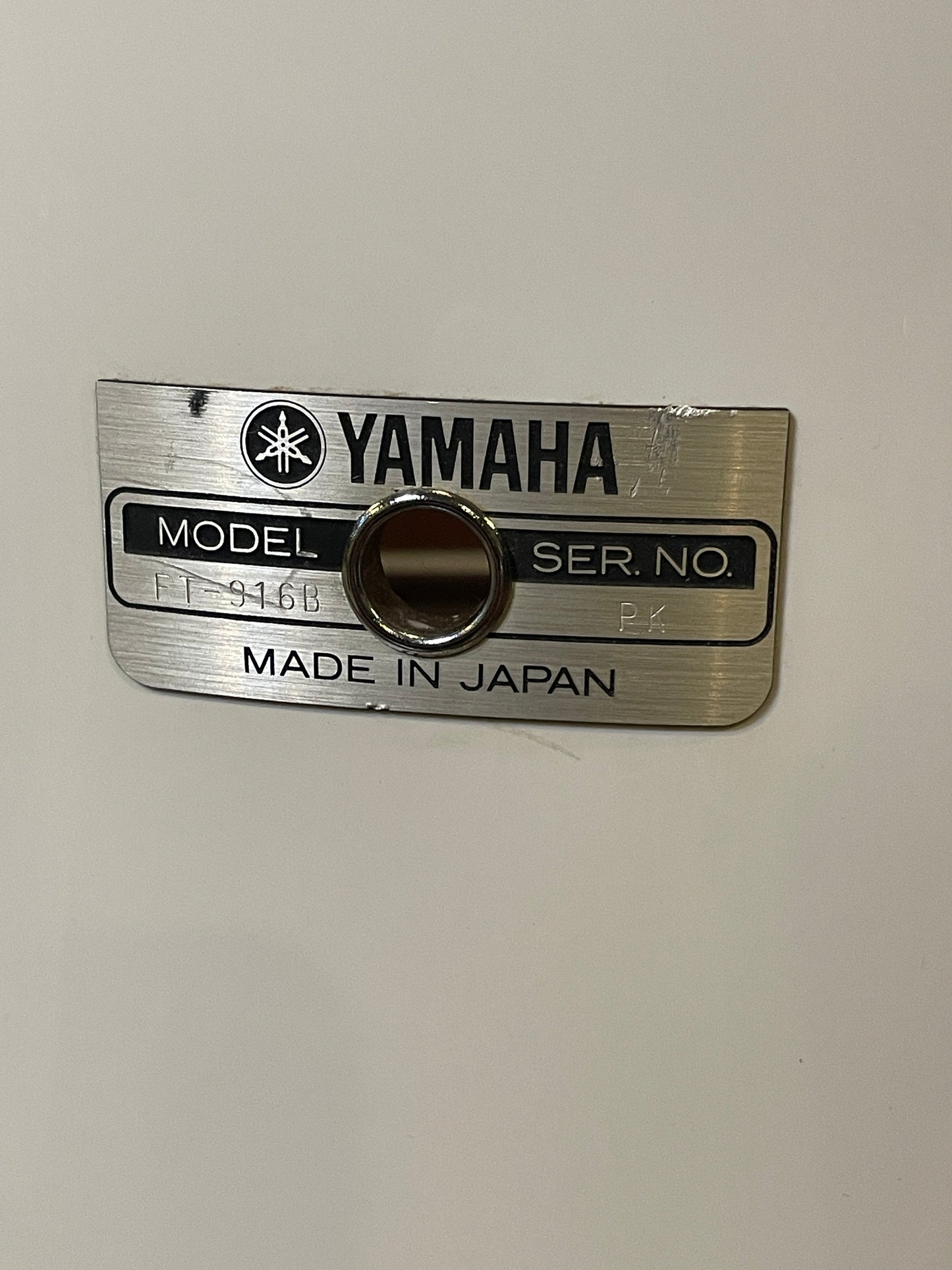 Rare 1980s Yamaha FT916-B Timpani Floor Tom 16X16 White