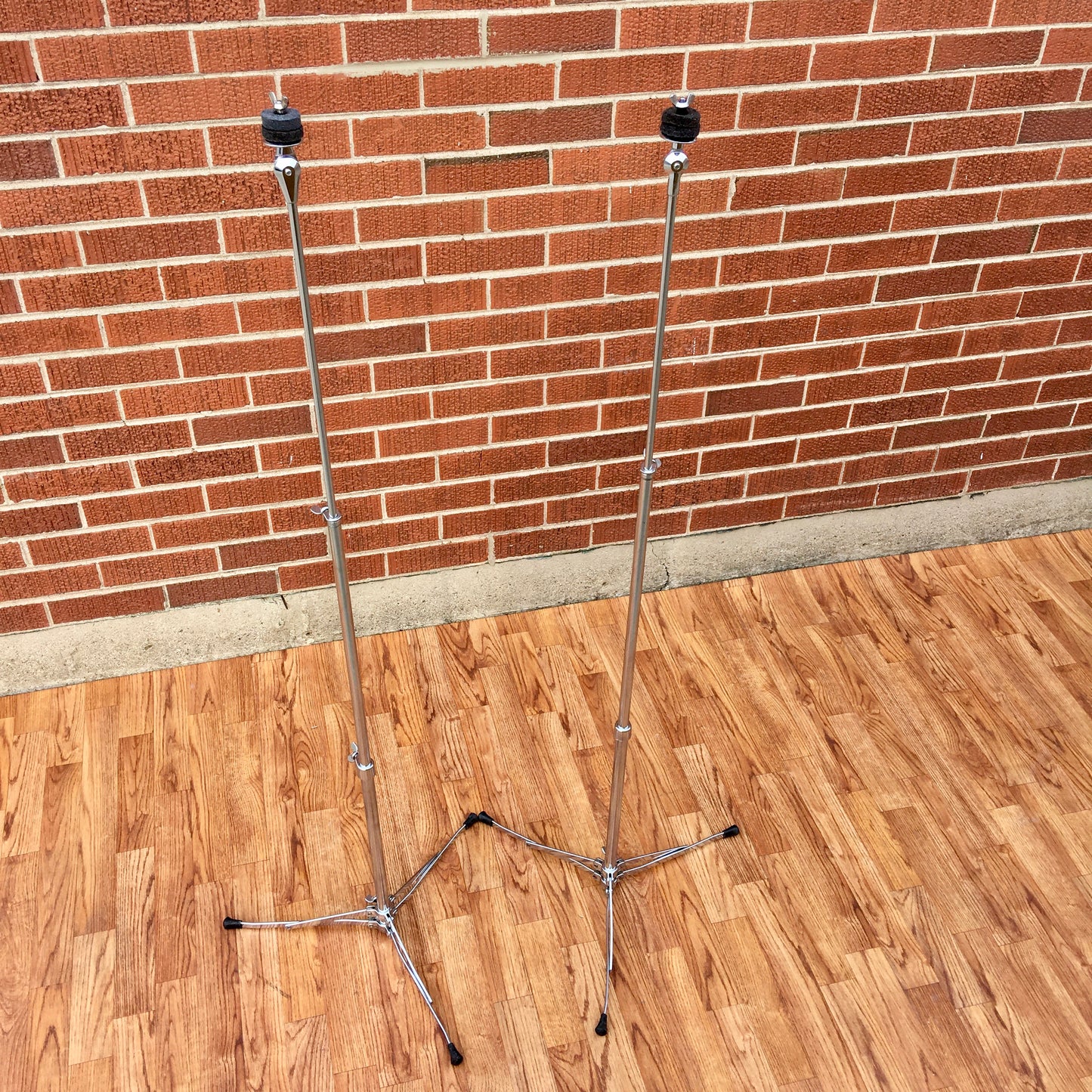1960s Ludwig 1400 Straight Flat Base Cymbal Stand Pair (2pcs)
