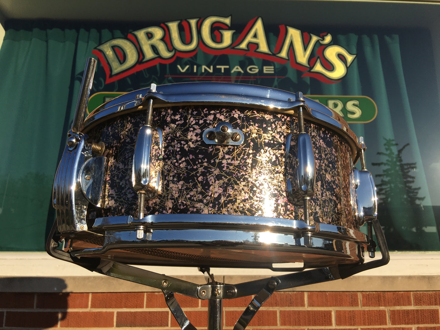 1958 Slingerland 5.5x14 Capri Pearl Super Gene Krupa Radio King Snare Drum