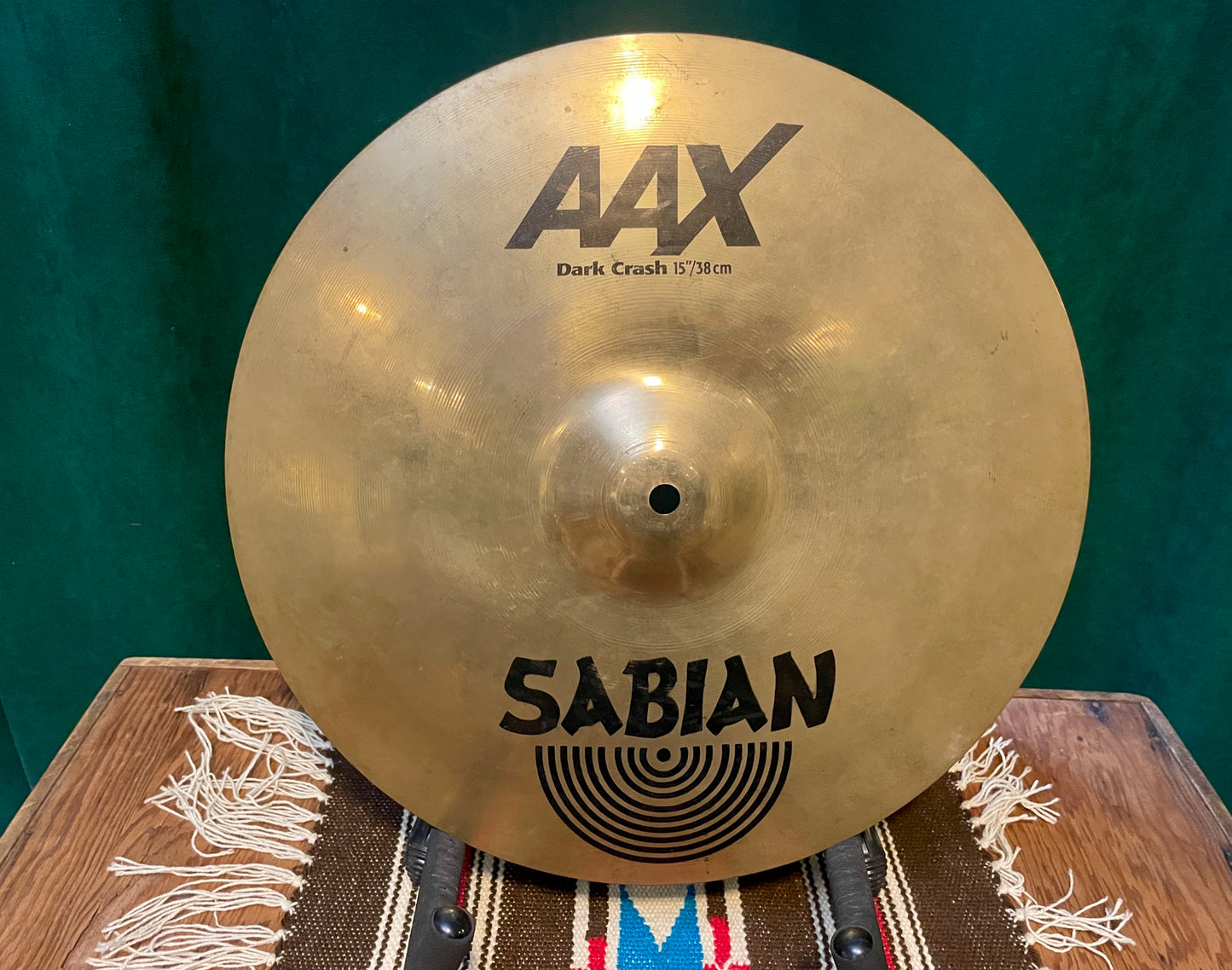 15" Sabian AAX Dark Crash Cymbal 890g