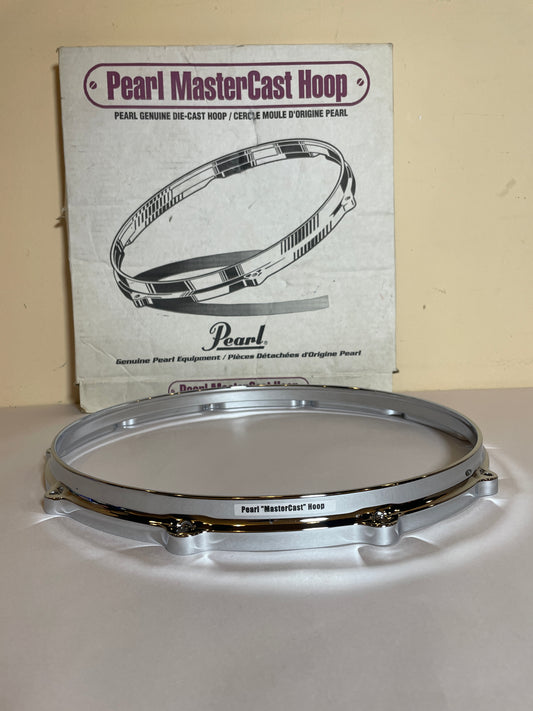 14" Pearl MasterCast 10-Lug Batter Side Die Cast Hoop - Open Box