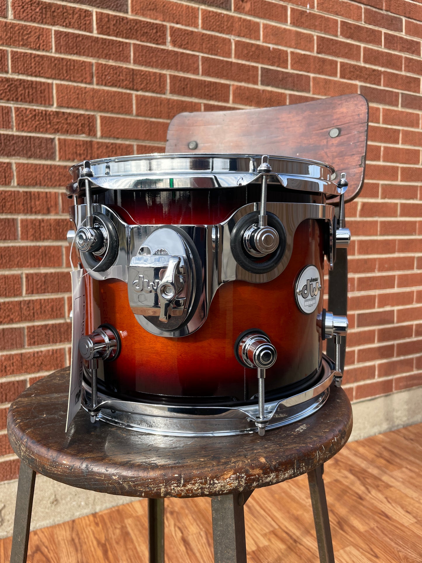 DW Design Series 8x10 Tom Drum Tobacco Burst Drum Workshop