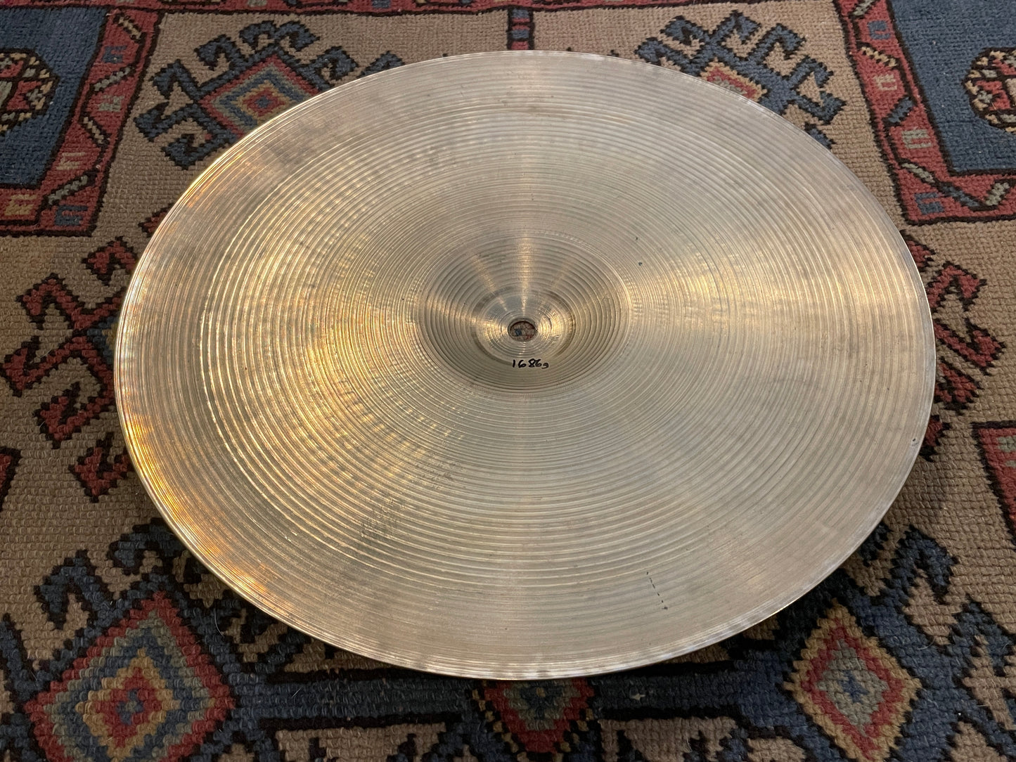15" Zildjian A 1980s New Beat Hi-Hat Single Bottom Cymbal 1686g