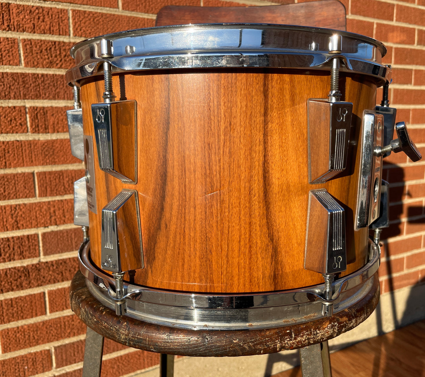 1980s Sonor Phonic 12x8 Tom Drum Rosewood 8x12 T7022