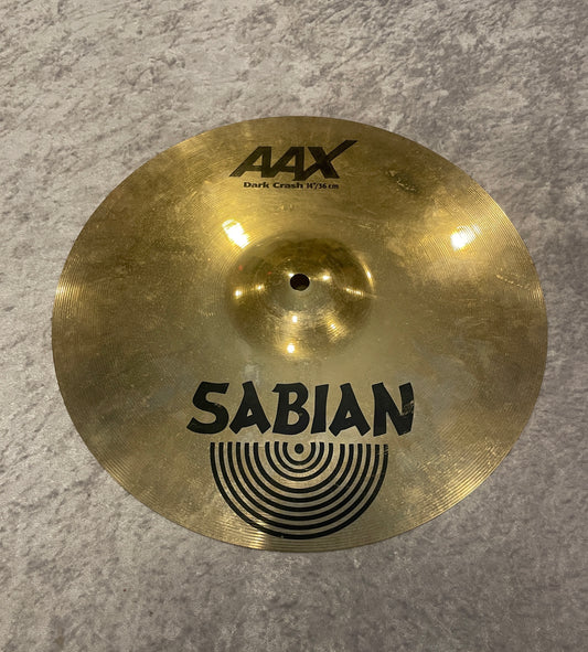 14" Sabian AAX Dark Crash Cymbal 710g