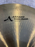 18" Zildjian A A8013 Armand Thin Crash Cymbal 1242g
