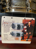 N.O.S. Tama 5x14 Kenny Aronoff KA145 Engraved Trackmaster Signature Brass Black Beauty Snare Drum
