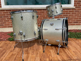 1964 Ludwig Super Beat Drum Set Silver Sparkle 20/13/16 COB