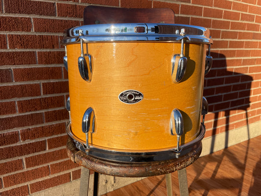 1970s Slingerland 9x13 Tom Drum Single Natural