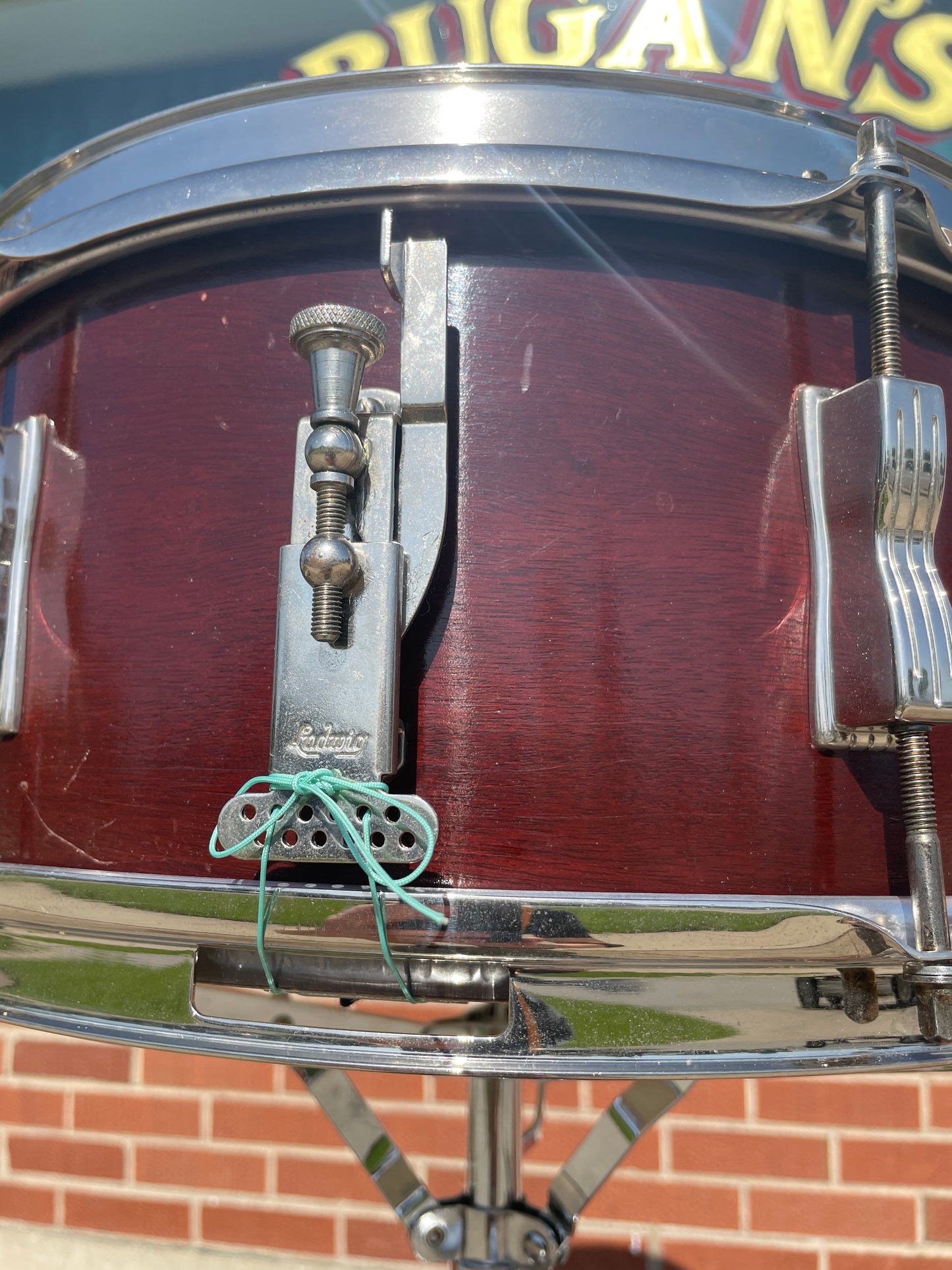 1964 Ludwig 6.5x14 No. 490 Pioneer Snare Drum Mahogany