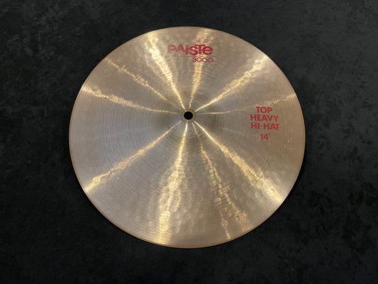 14" Paiste 3000 Top Heavy Hi-Hat Single Cymbal 950g