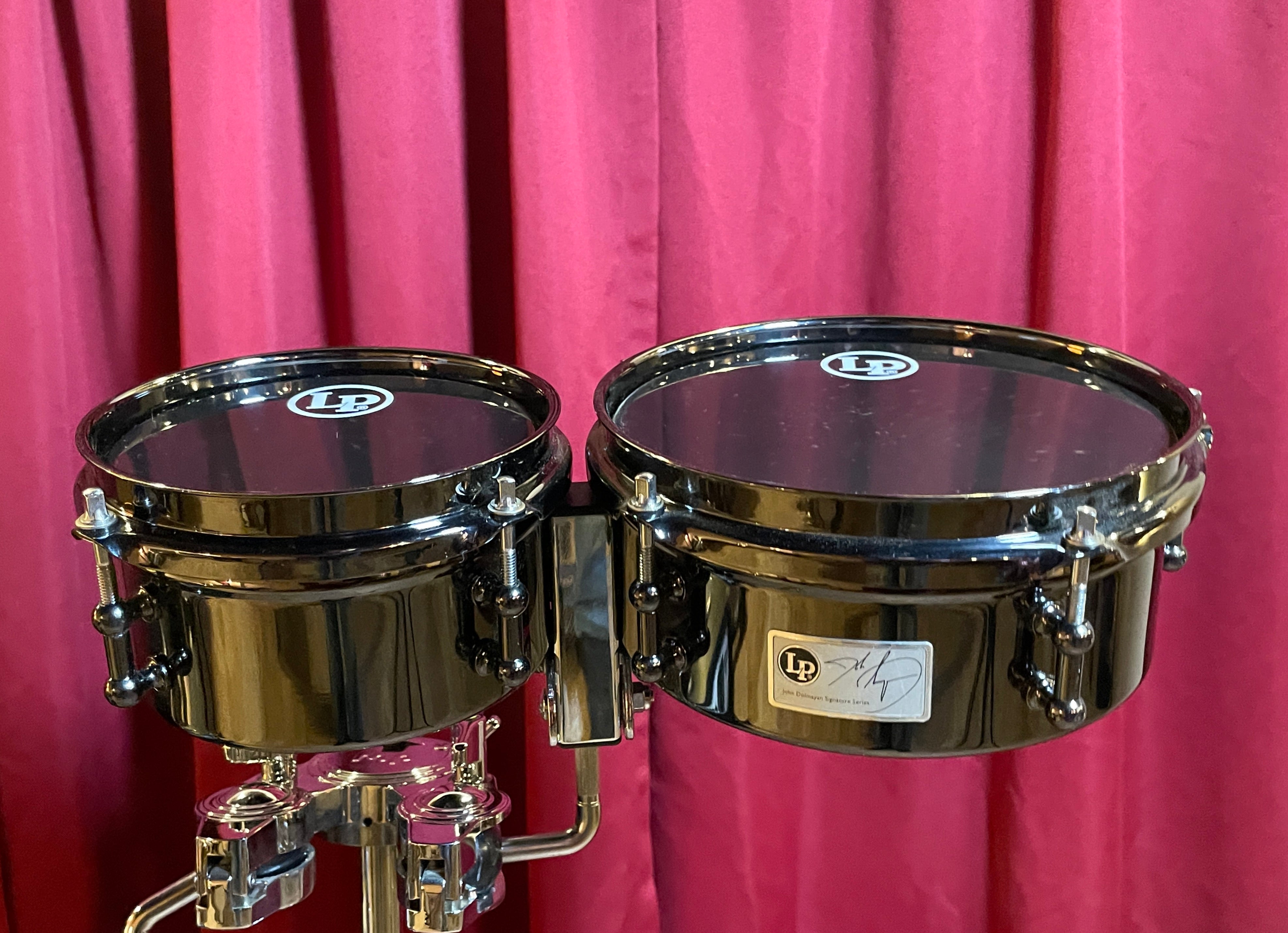 LP John Dolmayan Signature Mini Timbales w/ Cowbell Black LP-845JD –  Drugan's Drums & Guitars