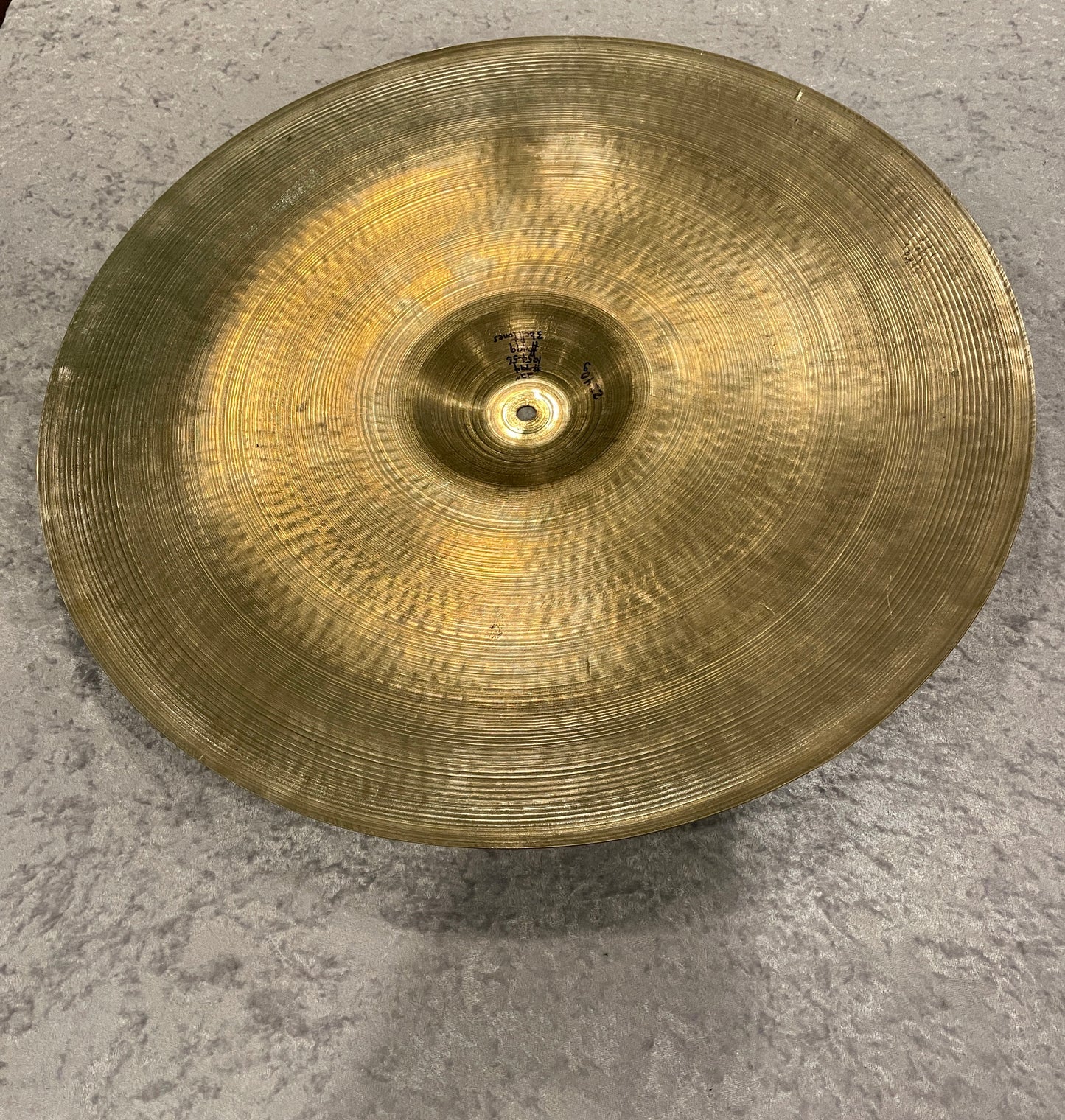 22" Zildjian A 1954-56 Large Stamp Ride Cymbal 2540g #794