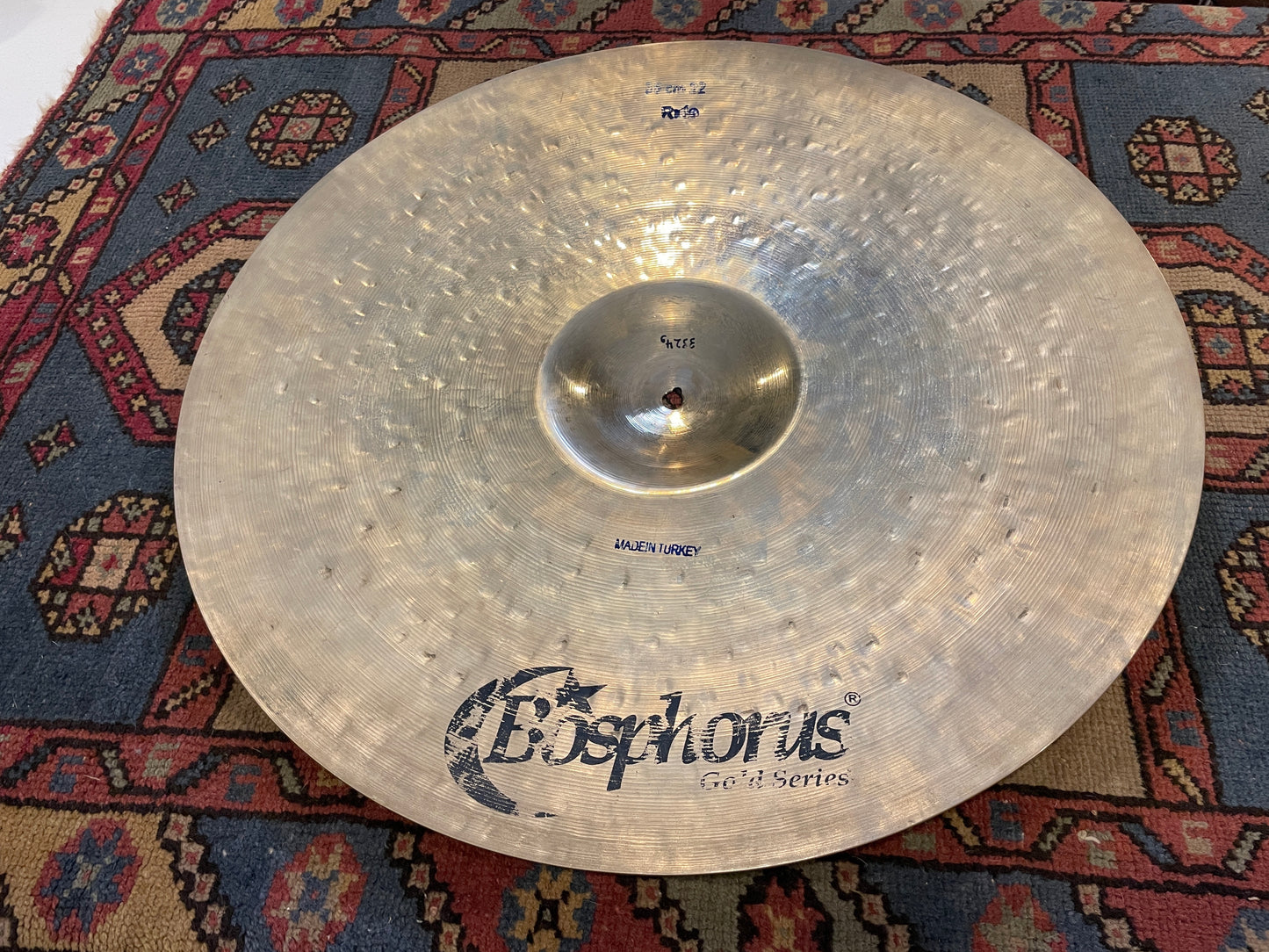 22" Bosphorus Gold Series Ride Cymbal 3324g