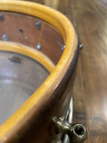 1920s Ludwig & Ludwig 5x14 Professional Model Solid Shell Mahogany Snare Drum