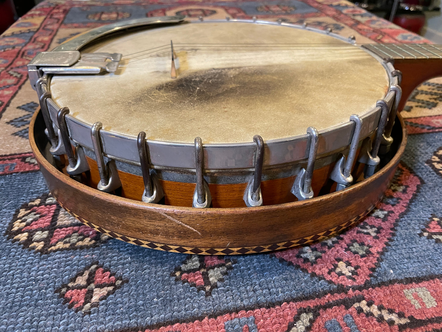 Vintage 1922 Vega Style N 4-String Tenor Banjo w/ OHSC