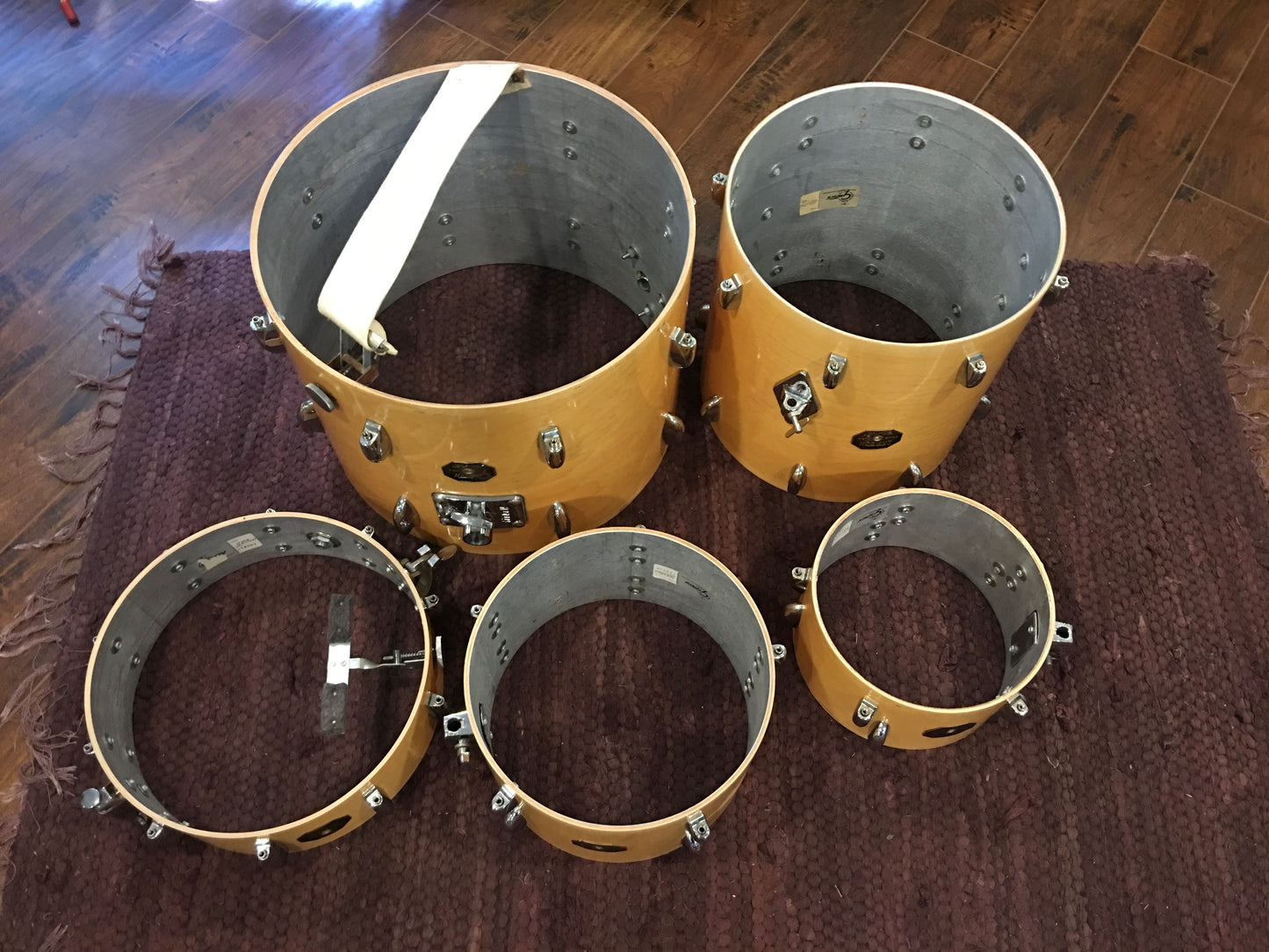 Gretsch Stop Sign Bop Drum Set 18/10/12/14/5x14 Snare Natural Maple