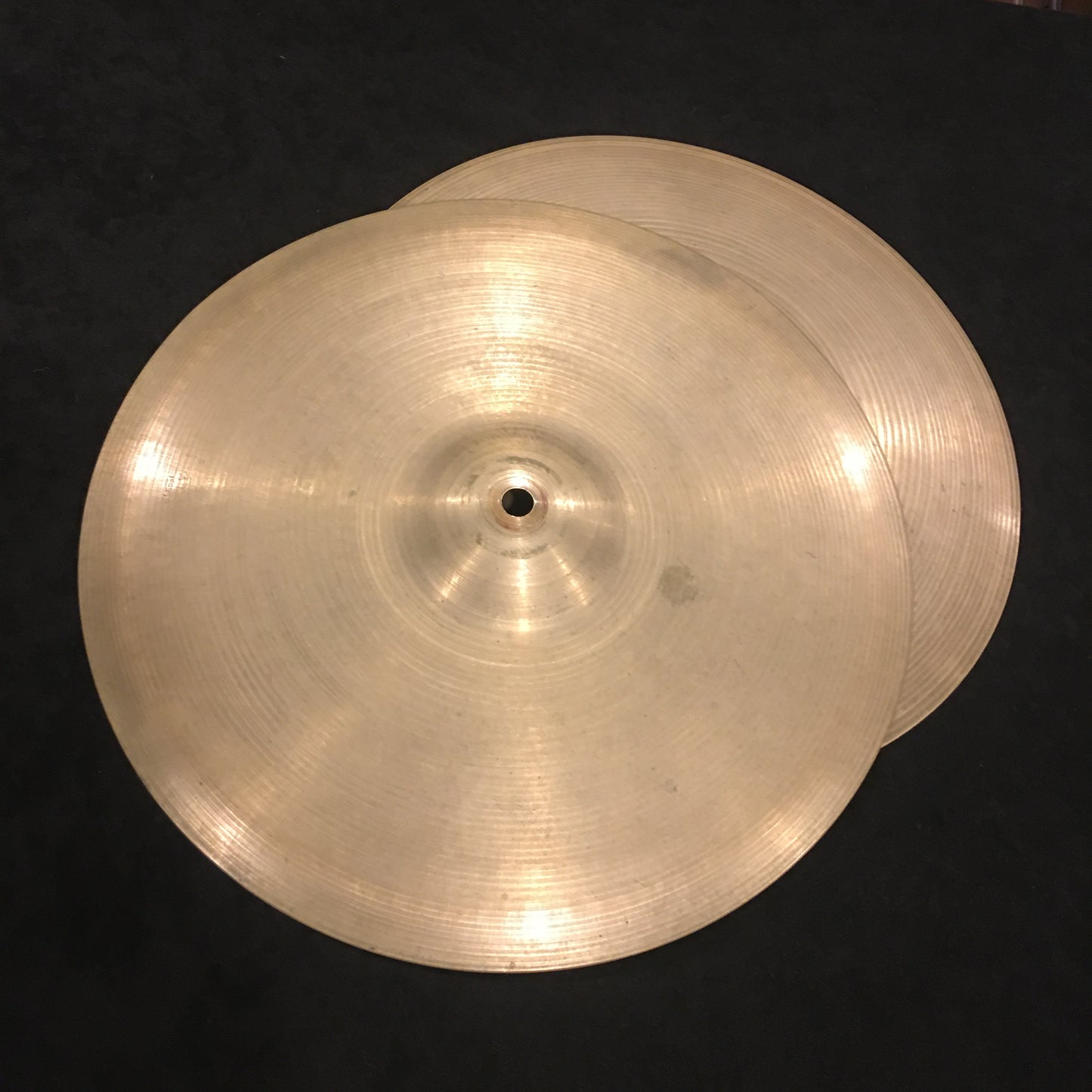 14" Zildjian A 1950s Factory Matched Flange Hi-Hat Cymbals 792/828g #639 *Sound File*